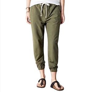 American Eagle Downtown Jogger Pants Relaxed Fit Green Size Small